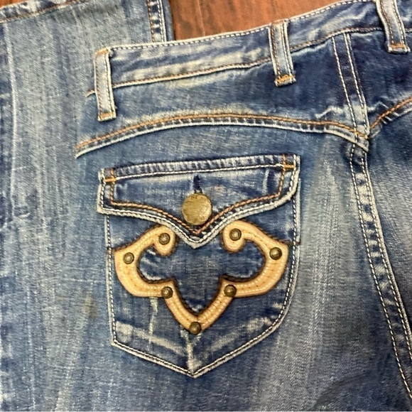 REROCK JEANS FOR EXPRESS vintage Y2K mid rise size 26 - Picture 3 of 16